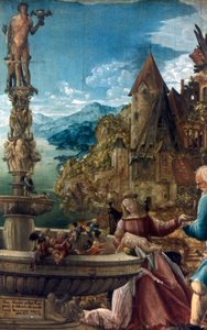 Die Rast auf der Flucht nach Ägypten, 1510 von Albrecht Altdorfer