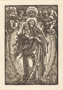 Die Jungfrau als Himmelskönigin von Albrecht Altdorfer