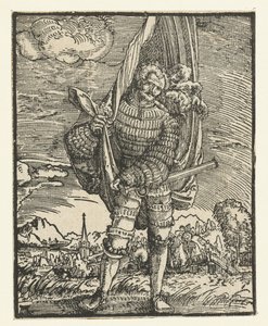 Fahnenträger von Albrecht Altdorfer