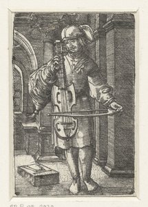 Geigenspieler von Albrecht Altdorfer