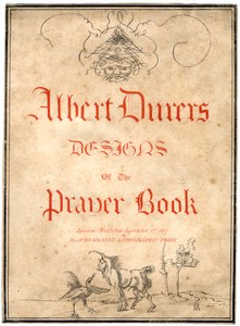 Albert Dürers Entwürfe für das Gebetbuch, 1817 von Albrecht Dürer