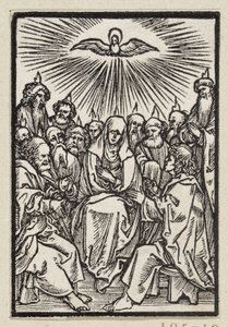 Ausgießung des Heiligen Geistes (63 religiöse Szenen) von Albrecht Dürer