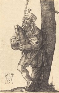 Dudelsackspieler, 1514 von Albrecht Dürer