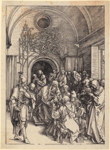 Beschneidung Christi, Blatt 11 der Folge "Das Marienleben"