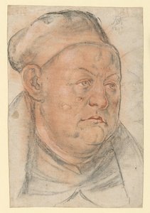 Bildnis eines Klerikers (Johannes Trithemius?) von Albrecht Dürer