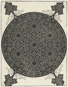 Stickmuster mit sieben blumenförmigen Motiven von Albrecht Dürer