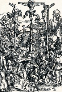 Kalvarienberg mit den drei Kreuzen, 1504 1906 von Albrecht Dürer