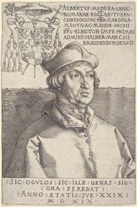 Kardinal Albrecht von Brandenburg ("Kleiner Kardinal") von Albrecht Dürer