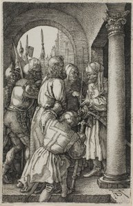 Christus vor Pilatus, aus Die gravierte Passion