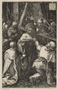 Christus trägt das Kreuz, aus "Die Passion" von Albrecht Dürer