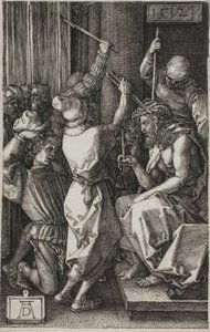 Christus mit Dornen gekrönt, aus Die gravierte Passion von Albrecht Dürer