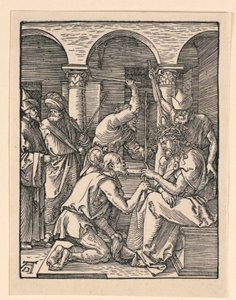 Christus mit Dornenkrone, aus der Serie Die Kleine Passion
