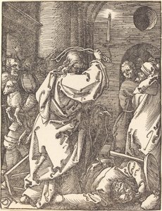 Christus vertreibt die Geldwechsler aus dem Tempel von Albrecht Dürer