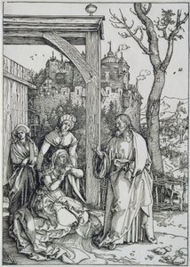 Christus nimmt Abschied von seiner Mutter von Albrecht Dürer