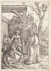 Christus nimmt Abschied von seiner Mutter von Albrecht Dürer