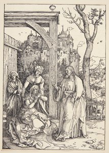 Christus nimmt Abschied von seiner Mutter von Albrecht Dürer