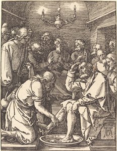 Christus wäscht die Füße der Jünger von Albrecht Dürer