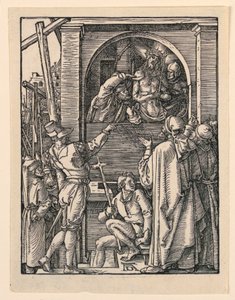 Christus vor dem Volk (Ecce Homo), aus der Serie Die kleine Passion von Albrecht Dürer
