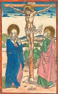 Christus am Kreuz zwischen der Jungfrau und Johannes, 1493