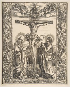 Christus am Kreuz zwischen der Jungfrau und dem Heiligen Johannes, 1516
