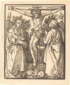 Christus am Kreuz mit Maria und Sankt Johannes