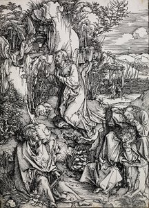 Christus am Ölberg, 1496-1511 von Albrecht Dürer
