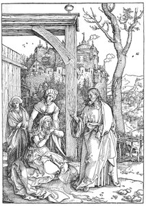 Christus nimmt Abschied von seiner Mutter von Albrecht Dürer