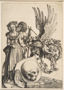 Wappen mit einem Schädel von Albrecht Dürer