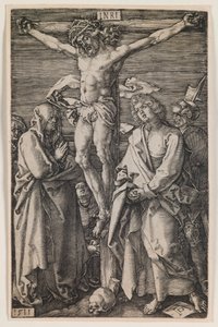 Kreuzigung, aus der Serie „Die gravierte Passion“