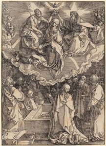 Darstellung im Tempel, Blatt 13 der Folge "Das Marienleben" von Albrecht Dürer