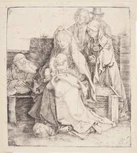 Die heilige Familie, sechs Personen von Albrecht Dürer