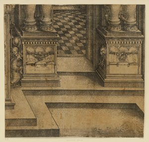 Der Triumphbogen des Kaisers Maximilian I. (21): Die Sockel des rechten Portals von Albrecht Dürer