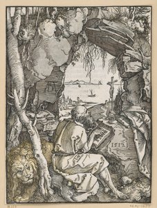 Der heilige Hieronymus in der Felsgrotte von Albrecht Dürer