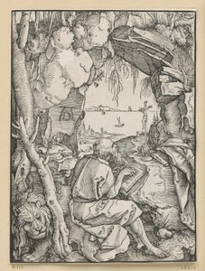 Der heilige Hieronymus in der Felsgrotte von Albrecht Dürer