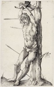 Der heilige Sebastian am Baum von Albrecht Dürer