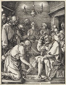 Die Fußwaschung von Albrecht Dürer