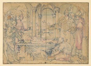 Das Martyrium des hl. Laurentius von Albrecht Dürer
