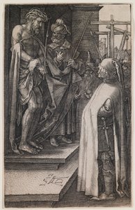 Ecce Homo, aus der Serie „Die gravierte Passion“ von Albrecht Dürer
