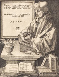 Erasmus von Rotterdam, 1526 von Albrecht Dürer
