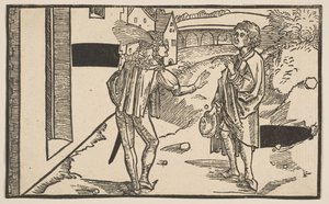 Eunuchus, aus Die Komödie des Terenz, Nachdruck 19. Jahrhundert