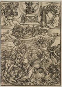 Vier rächende Engel des Euphrat von Albrecht Dürer