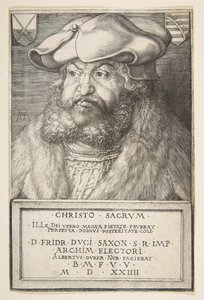 Friedrich der Weise, Kurfürst von Sachsen, 1524 von Albrecht Dürer