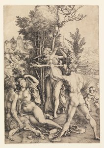 Herkules am Scheideweg (Die Auswirkungen der Eifersucht) von Albrecht Dürer