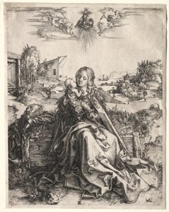 Heilige Familie mit dem Schmetterling, ca. 1495 von Albrecht Dürer
