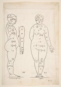 Illustration aus Dürers Vier Bücher von menschlicher Proportion, Nürnberg, 1528