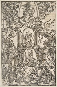 Illustration aus Revelations Sancte Birgitte, Koberger Nürnberg 1502 Deutscher Text
