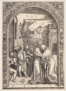 Joachim und St. Anna treffen sich am Goldenen Tor von Albrecht Dürer