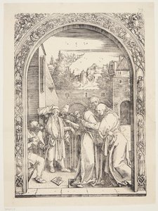 Joachim und St. Anna treffen sich am Goldenen Tor von Albrecht Dürer