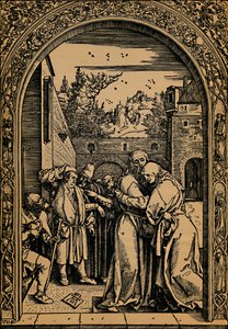 Joachim und Anna, 1504 von Albrecht Dürer