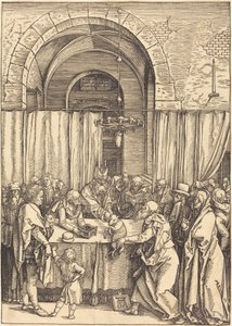 Joachims Opfer wird abgelehnt von Albrecht Dürer